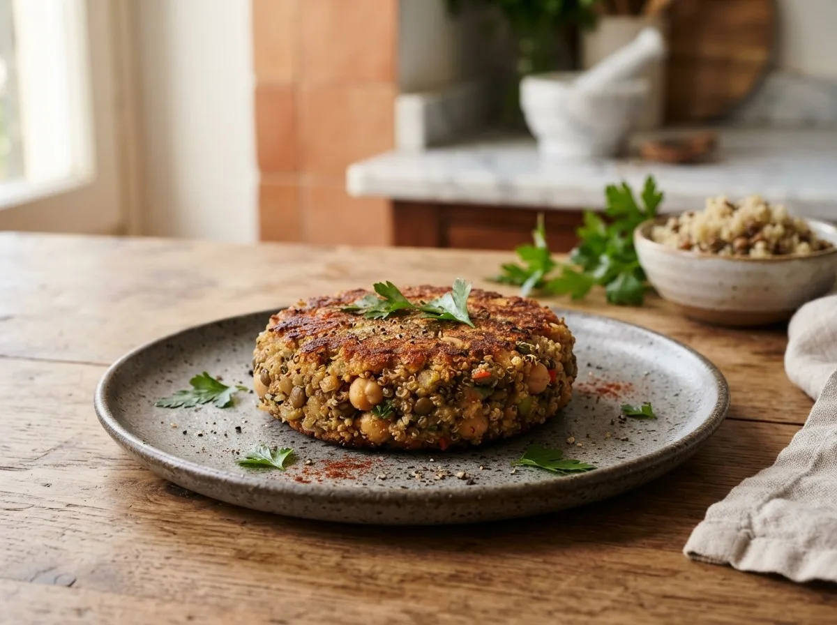 Burger di quinoa